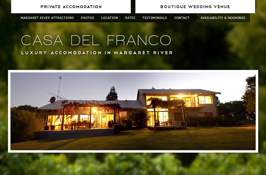 Casa Del Franco homepage